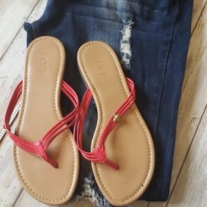 ⚡️SALE⚡️LOFT PINK BEE GEM PINK SANDAL SZ 7M